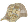 Biston fashion γυναικείο καπέλο με γείσο 17-113-003 BEIGE