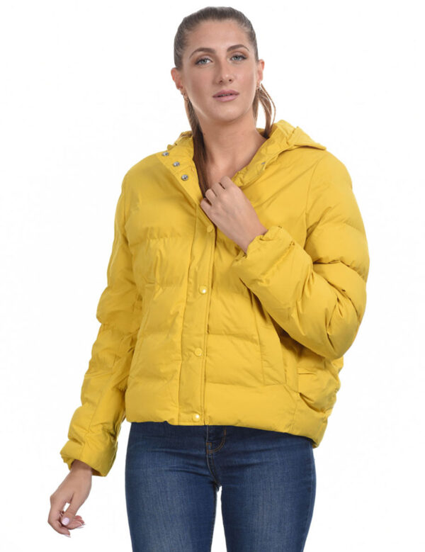 Splendid fashion γυναικείο κοντό μπουφάν 44-101-038 YELLOW