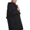 Splendid fashion γυναικείο μακρύ μπουφάν 44-101-078 BLACK