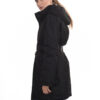 Splendid fashion γυναικείο μακρύ μπουφάν 44-101-078 BLACK