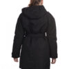 Splendid fashion γυναικείο μακρύ μπουφάν 44-101-078 BLACK