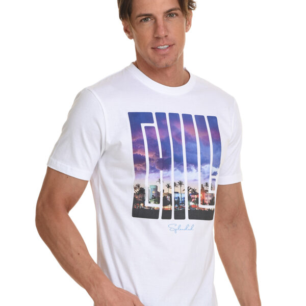 Splendid fashion ανδρικό t-shirt 45-206-061 WHITE