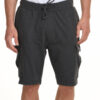 Biston fashion ανδρική βερμούδα φούτερ cargo 45-221-008 ANTHRACITE