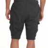 Biston fashion ανδρική βερμούδα φούτερ cargo 45-221-008 ANTHRACITE