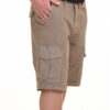Biston fashion ανδρική βερμούδα cargo 45-221-015 DK BEIGE