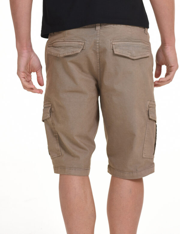 Biston fashion ανδρική βερμούδα cargo 45-221-015 DK BEIGE