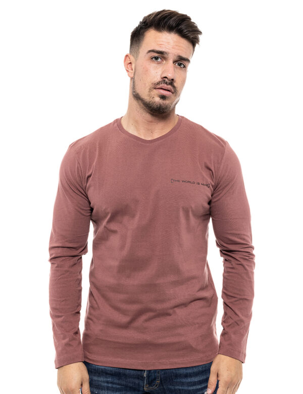 Splendid fashion ανδρική μπλούζα 46-206-020 RUSTY RED