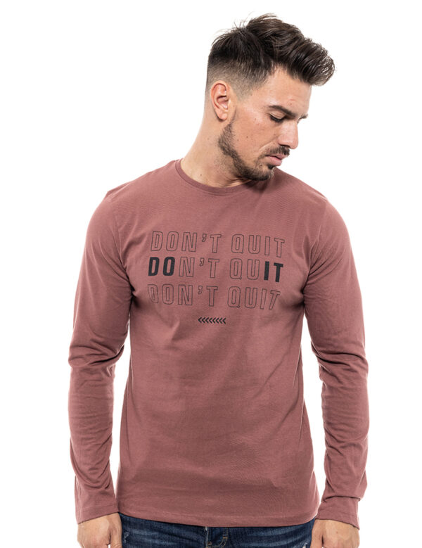 Biston fashion ανδρική μπλούζα 46-206-027 RUSTY RED