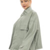 Biston fashion γυναικείο κοντό πανωφόρι 47-101-007 MINT