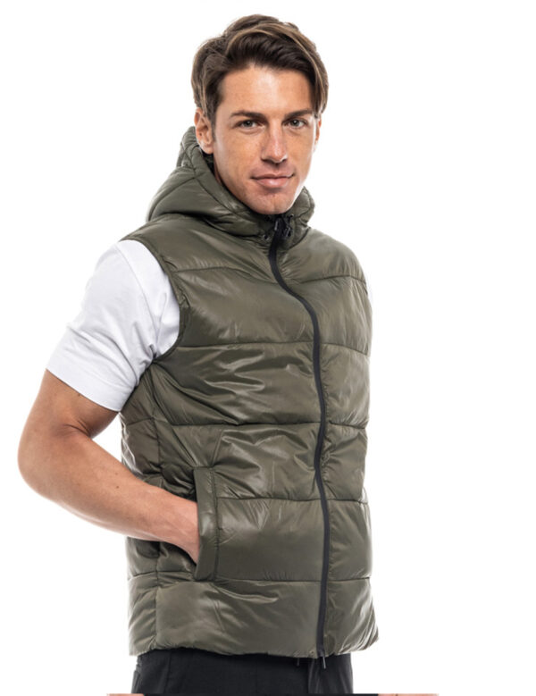 Biston fashion ανδρικό ultra light γιλέκο 47-202-002 GREEN