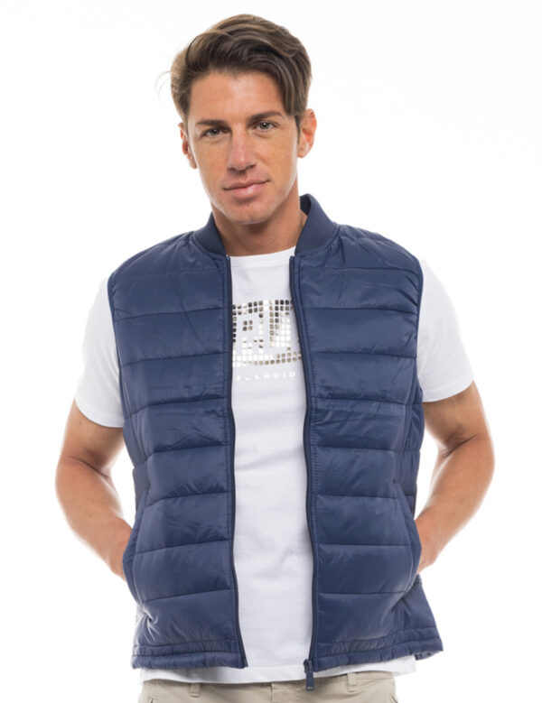 Splendid fashion ανδρικό ultra light γιλέκο 47-202-003 BLUE