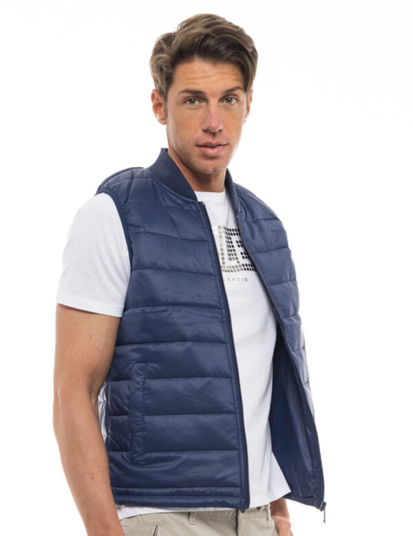 Splendid fashion ανδρικό ultra light γιλέκο 47-202-003 BLUE