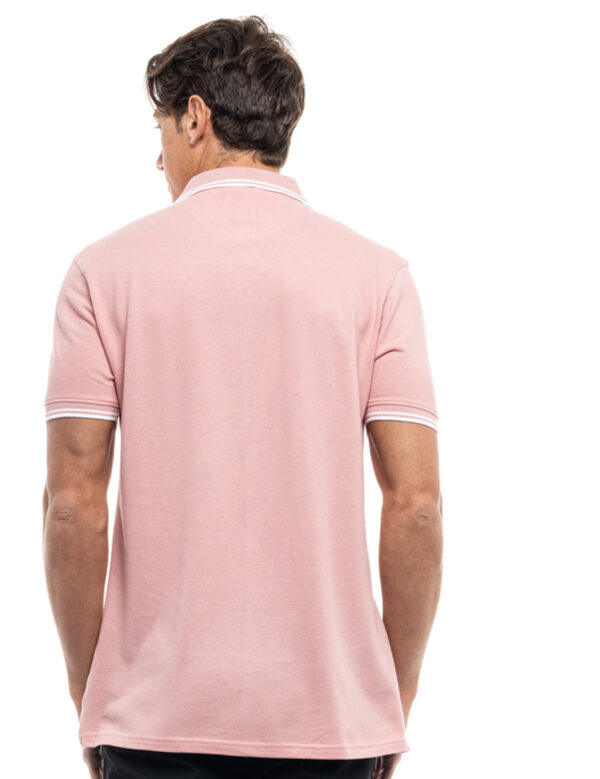 Biston fashion ανδρικό polo shirt 47-206-010 PINK