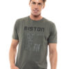 Biston fashion ανδρικό t-shirt 47-206-037 KHAKI