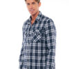 Biston fashion ανδρικό πουκάμισο 48-203-006 NAVY CHECK