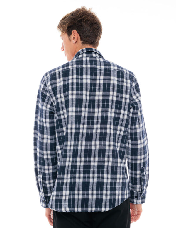 Biston fashion ανδρικό πουκάμισο 48-203-006 NAVY CHECK