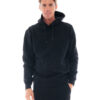 Splendid fashion ανδρική μπλούζα με ψηλό γιακά 48-206-053 BLACK