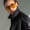 Splendid fashion γυναικείο πανωφόρι από δερματίνη 49-101-008 BLACK