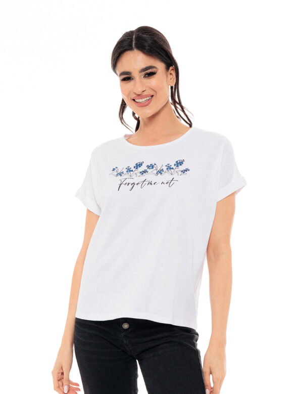 Biston fashion γυναικείο top 49-106-020 WHITE