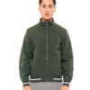Biston fashion ανδρικό πανωφόρι με γιακά 49-201-044 DK GREEN