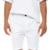 Biston fashion ανδρική chinos βερμούδα 49-221-027 WHITE