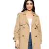 Splendid fashion γυναικεία demi καμπαρντίνα 51-101-017 DK BEIGE
