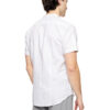 Smart fashion ανδρικό λινό K/M πουκάμισο με mao γιακά 51-203-008 WHITE