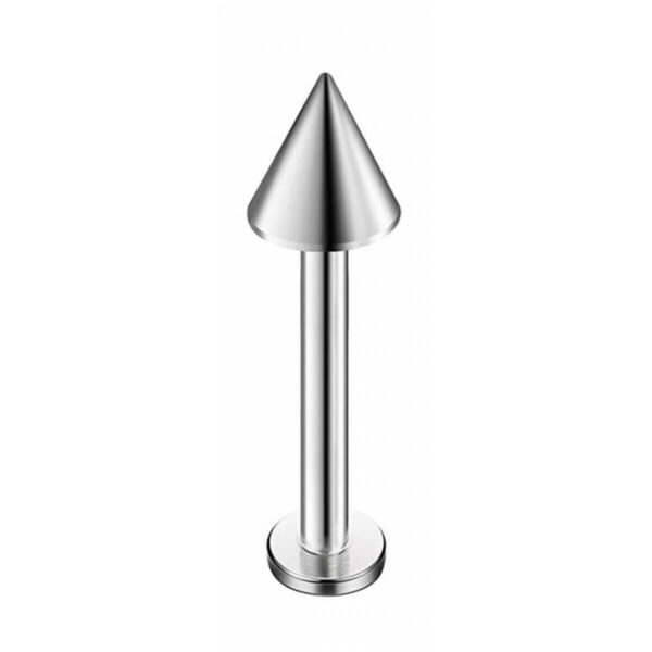 Sequoia Σκουλαρίκι Piercing Labret Ατσάλι, με κωνο I-00023