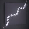 Ro Accessories Νυφική Κουάφ  Φύλλα Με Στρας & Πέρλα Λεπτομέρειες 32 Cm 30-0001 Ασημί