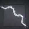 Ro Accessories Νυφική Κουάφ  Φύλλα Με Στρας & Πέρλα Λεπτομέρειες 32 Cm 30-0001 Ασημί