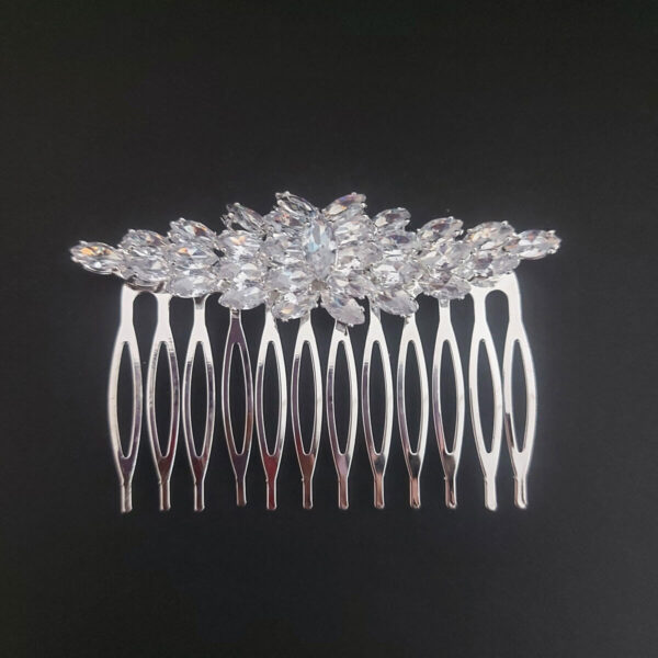 Ro Accessories Νυφικό Χτενάκι Μαλλιών Zircon 6/7cm 30-0079