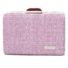 Ψάθινο τσαντάκι clutch -21896 - Μώβ
