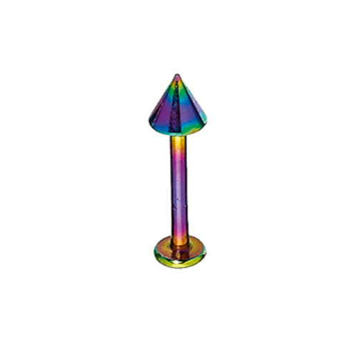 Sequoia Σκουλαρίκι Piercing Ατσάλι κώνος με τάπα I-00091 (1.2*6*3)