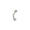 Sequoia Σκουλαρίκι Piercing Ατσάλι ΦΡΥΔΙΟΥ / ΒΑΝΑΝΑ I-00202 (1.2*8*3*3)