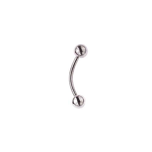Sequoia Σκουλαρίκι Piercing Ατσάλι ΦΡΥΔΙΟΥ / ΒΑΝΑΝΑ  I-00205 (1.2*8*4*4)