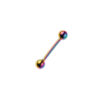Sequoia Σκουλαρίκι Piercing barbell/μπάρα Ατσάλι  I-00401-2 (1.6*14*5)