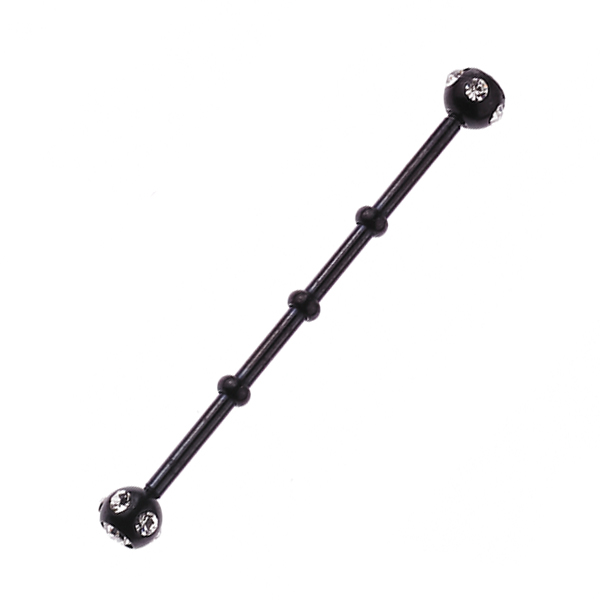 Sequoia Σκουλαρίκι Piercing barbell/μπάρα Ατσάλι I-00472-1 (1.6*45*5*5)