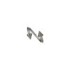 Sequoia Σκουλαρίκι Piercing Twister Ατσάλι  I-00521 (1.2*8*3)