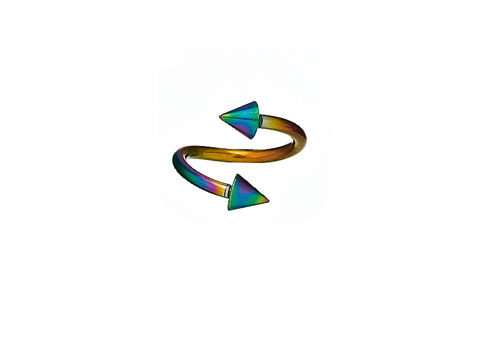 Sequoia Σκουλαρίκι Piercing Twister Ατσάλι  I-00591 (1.2*8*3)