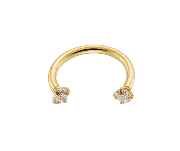 Sequoia Σκουλαρίκι Piercing Ατσάλι  SeptumI-00672-8 (1.2*8*3*3)mm