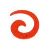 Sequoia Σκουλαρίκι Piercing Ατσάλι  Spiral Ear Stretcher red  I-01904 5mm