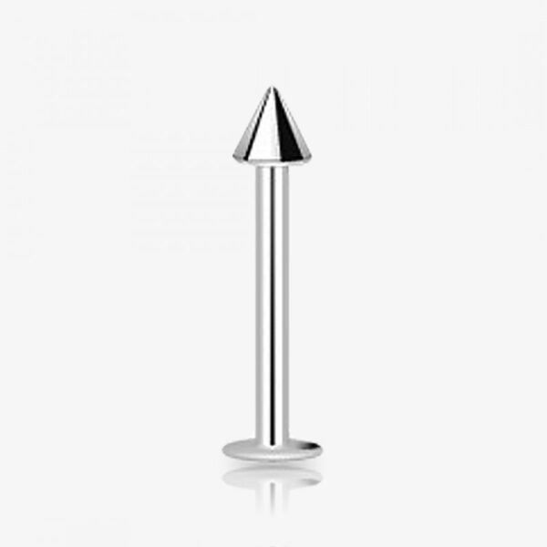 Sequoia Σκουλαρίκι Piercing Ατσάλι κώνος με τάπα I-00025 (1.2*10*4)