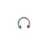 Sequoia Σκουλαρίκι Piercing Ατσάλι  Septum I-00691 (1.2*8*3)