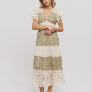 Sequoia Σύγχρονο Γυναικείο Oversize Σετ 33-9793 Χακί