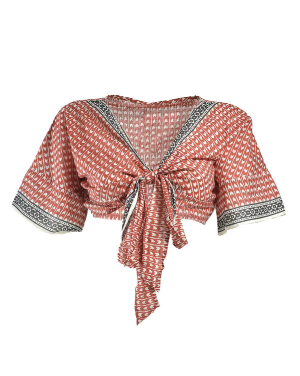 BLE ΤΟΠ ΚΟΝΤΟ ΔΕΤΟ ΚΟΚΚΙΝΟ/ΛΕΥΚΟ/ΜΑΥΡΟ ONE SIZE (100% COTTON)