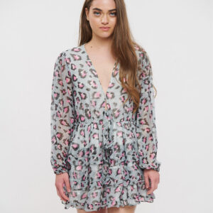 BLE ΚΑΦΤΑΝΙ/ΦΟΡΕΜΑ ΜΑΚΡΥ ΜΠΛΕ/ΤΥΡΚΟΥΑΖ S/M (VISCOSE CREPE)