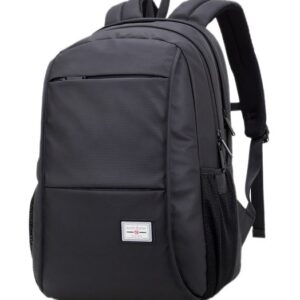 GOLDEN WOLF τσάντα πλάτης GB00399, με θήκη laptop 15.6", 20L, μαύρη
