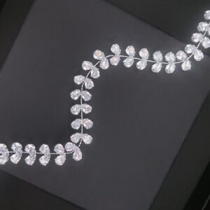 Νυφικό headpiece Zircon 28 cm