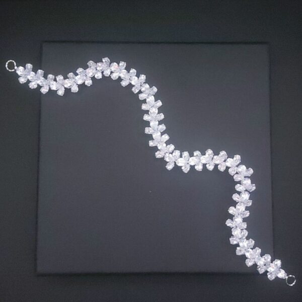 Νυφικό headpiece Zircon 28 cm