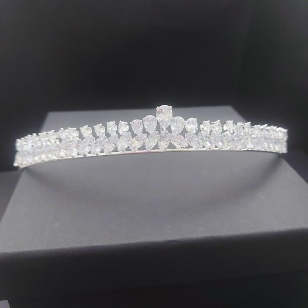 Νυφικό headpiece Zircon 2 cm